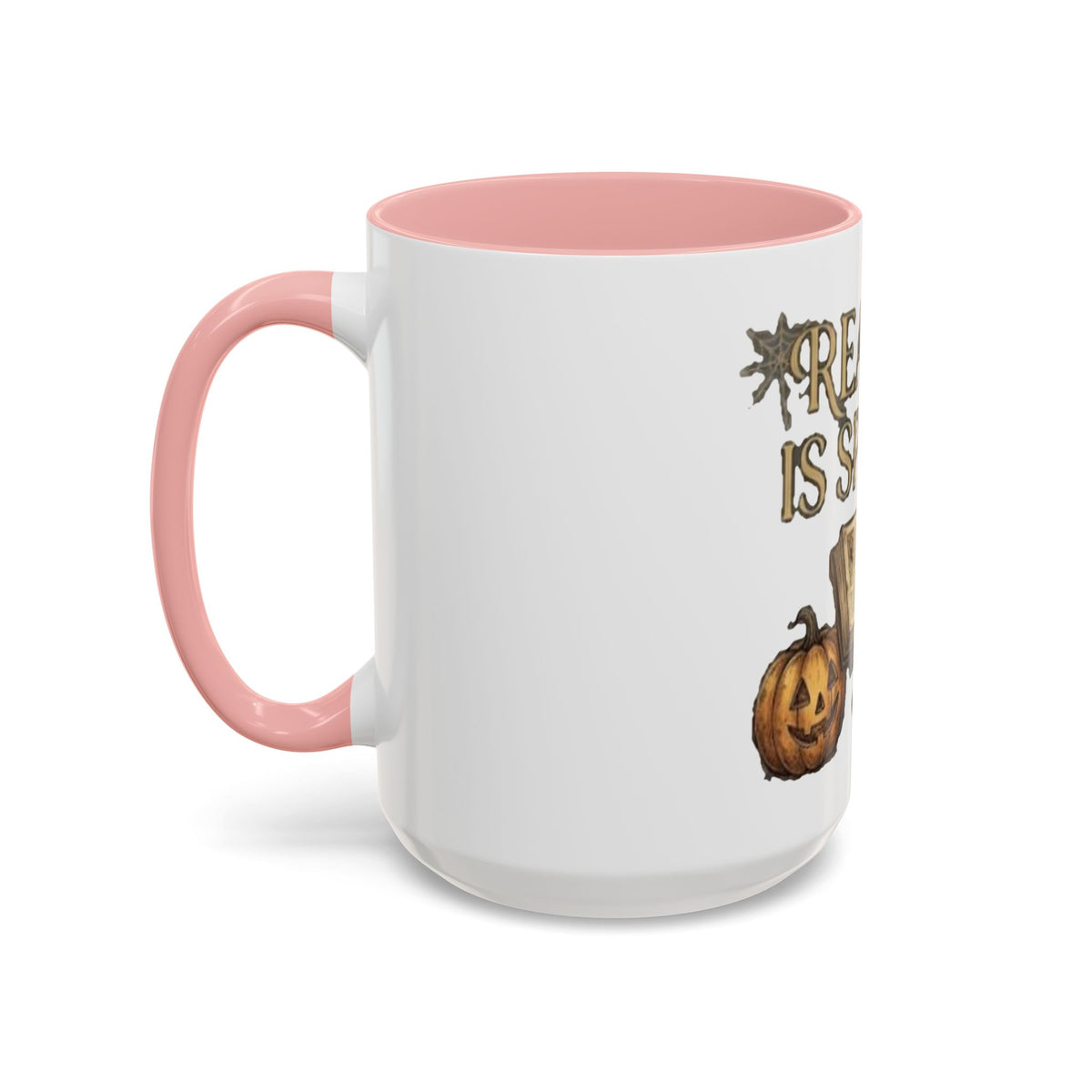 Reading Is Spooky Halloween Accent Mug — 11 & 15 oz