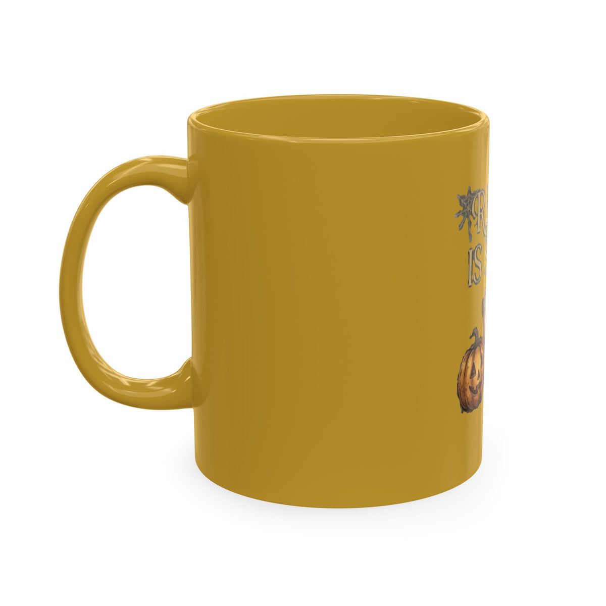 Reading Is Spooky Ceramic Mug — Halloween Coffee Cup