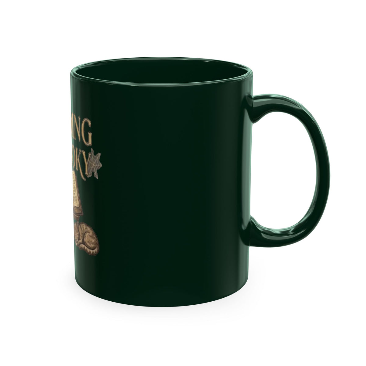 Reading Is Spooky Ceramic Mug — Halloween Coffee Cup