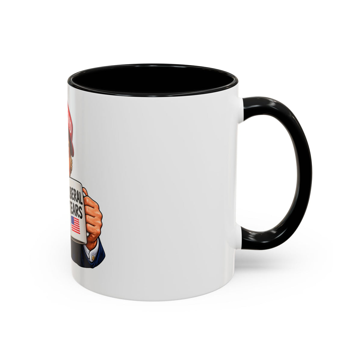 Trump Liberal Tears Ceramic Mug — Political Satire Coffee Cup