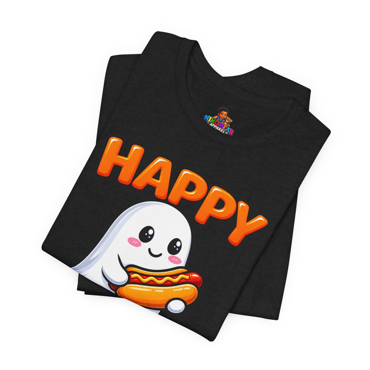 Happy Hallo-Weenie Ghost T-Shirt — Funny Halloween Tee
