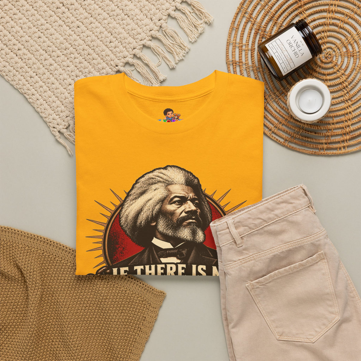 Frederick Douglass Quote Shirt No Struggle No Progress Black History Graphic Tee