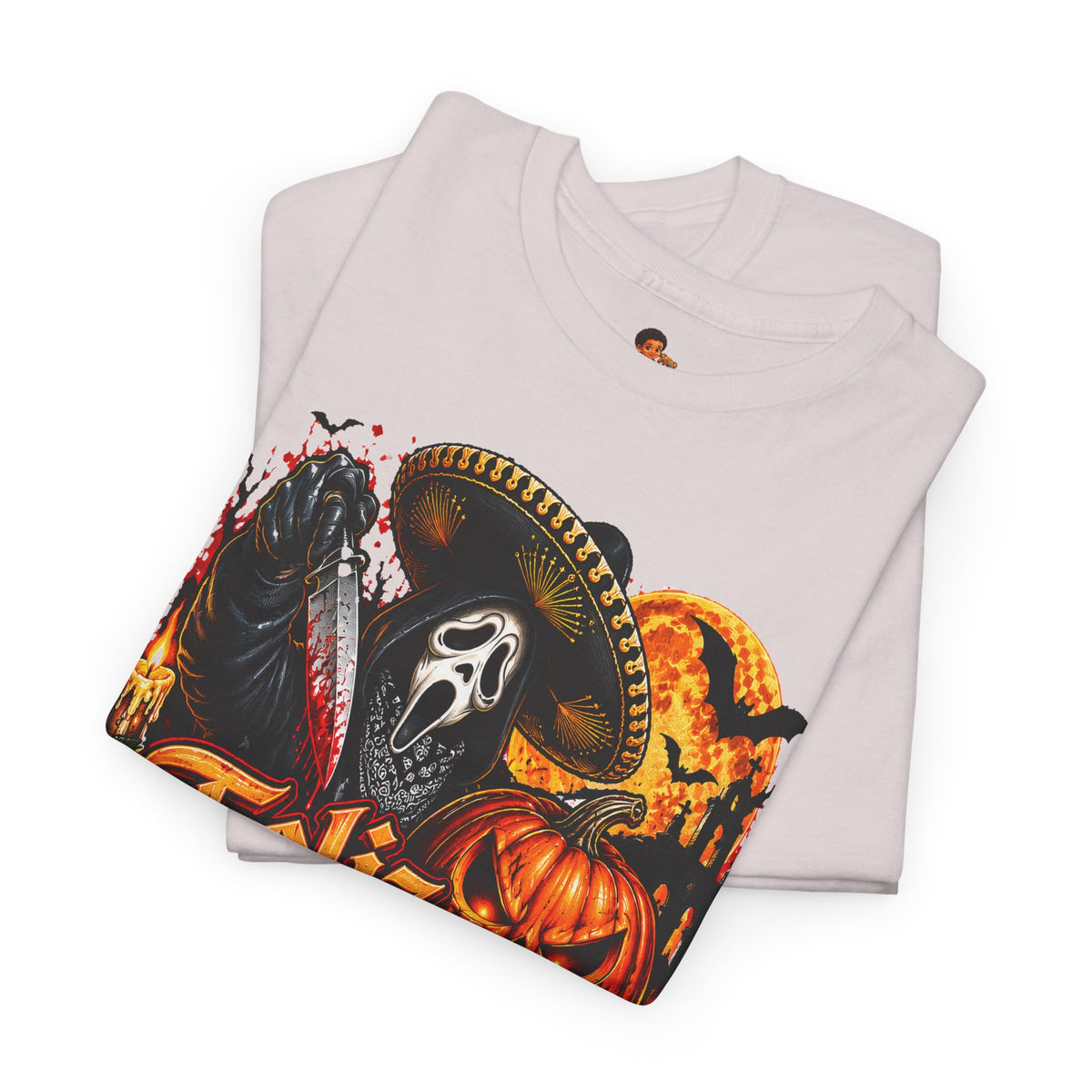 Feliz Halloween Ghostface T-Shirt — Sombrero Graphic Tee