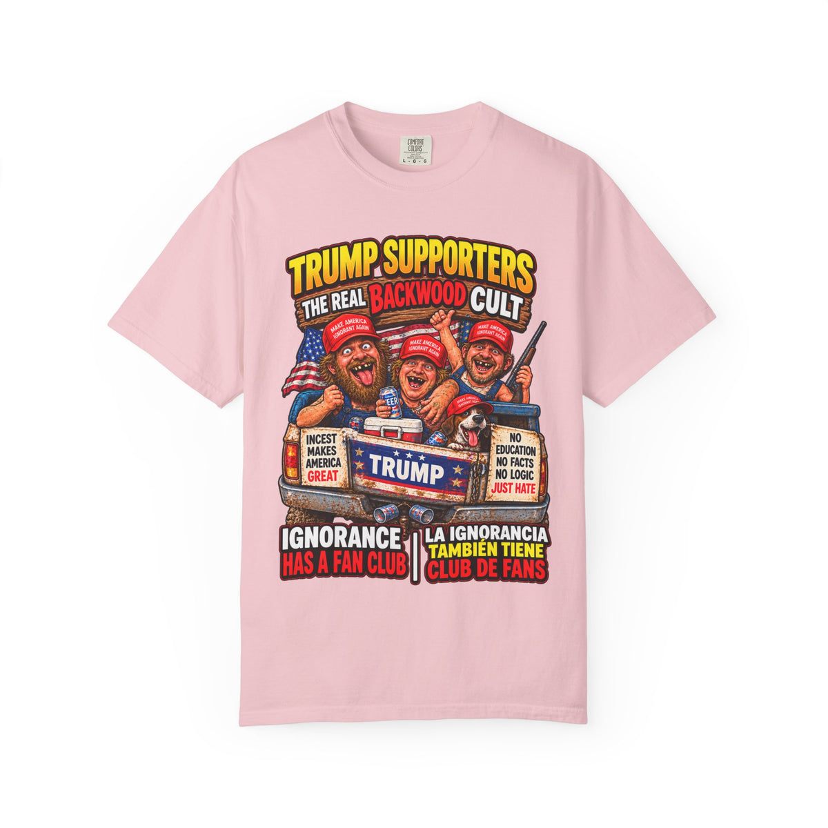 Backwood Cult Anti-Trump T-Shirt — Political Satire Graphic Tee