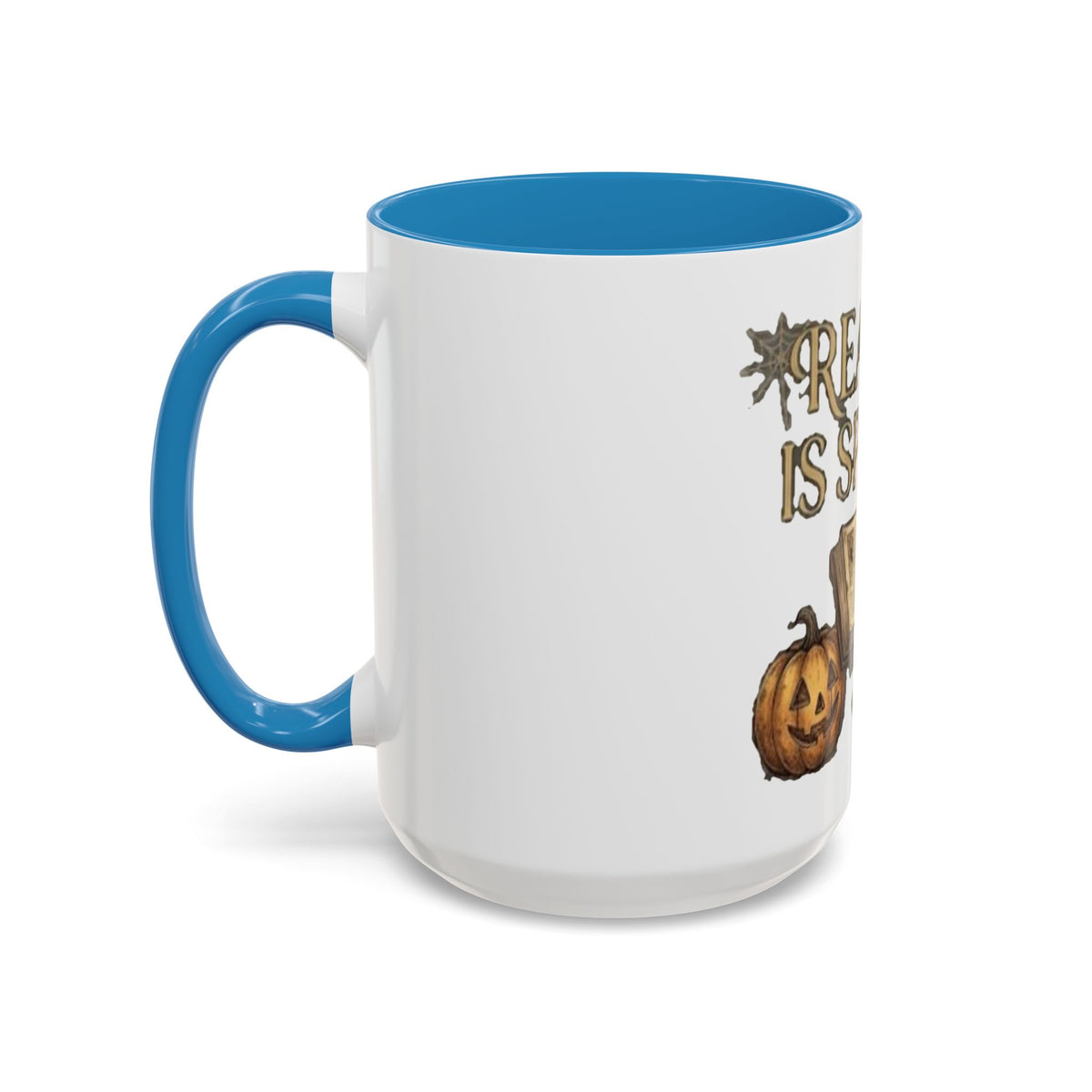 Reading Is Spooky Halloween Accent Mug — 11 & 15 oz