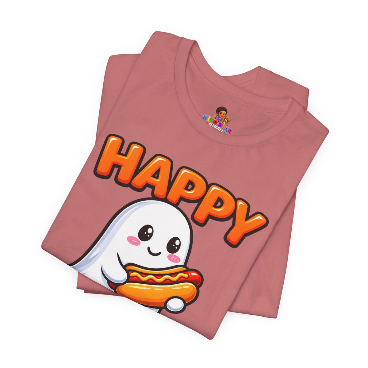 Happy Hallo-Weenie Ghost T-Shirt — Funny Halloween Tee