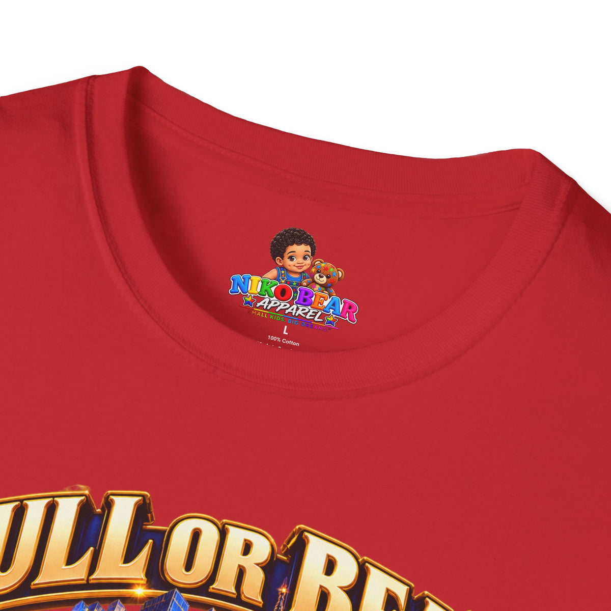 NikoBear Bull or Bear I Mean Business Stock Market T-Shirt