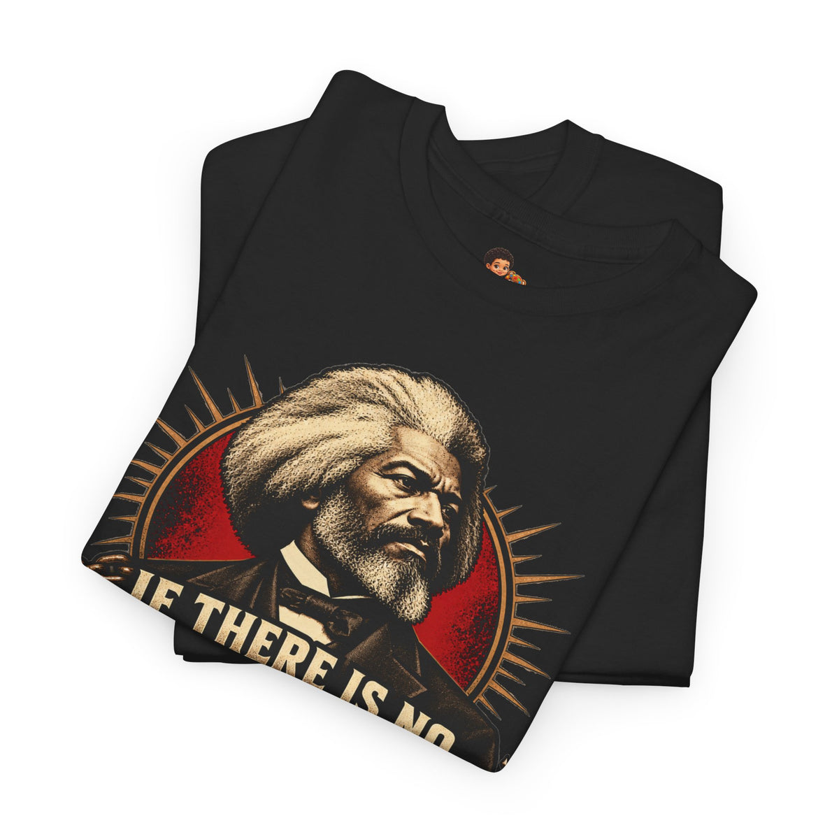 Frederick Douglass Quote Shirt No Struggle No Progress Black History Graphic Tee