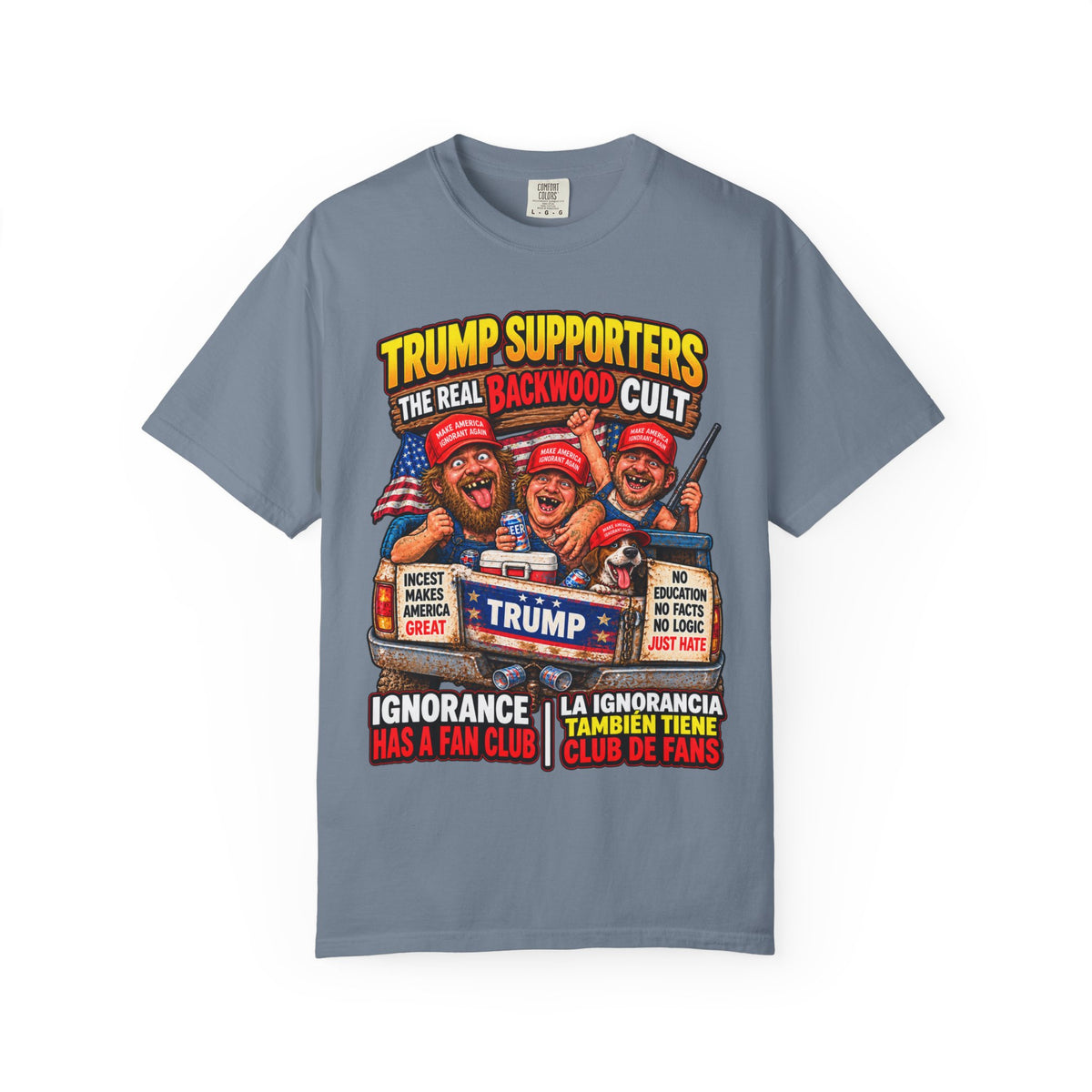 Backwood Cult Anti-Trump T-Shirt — Political Satire Graphic Tee