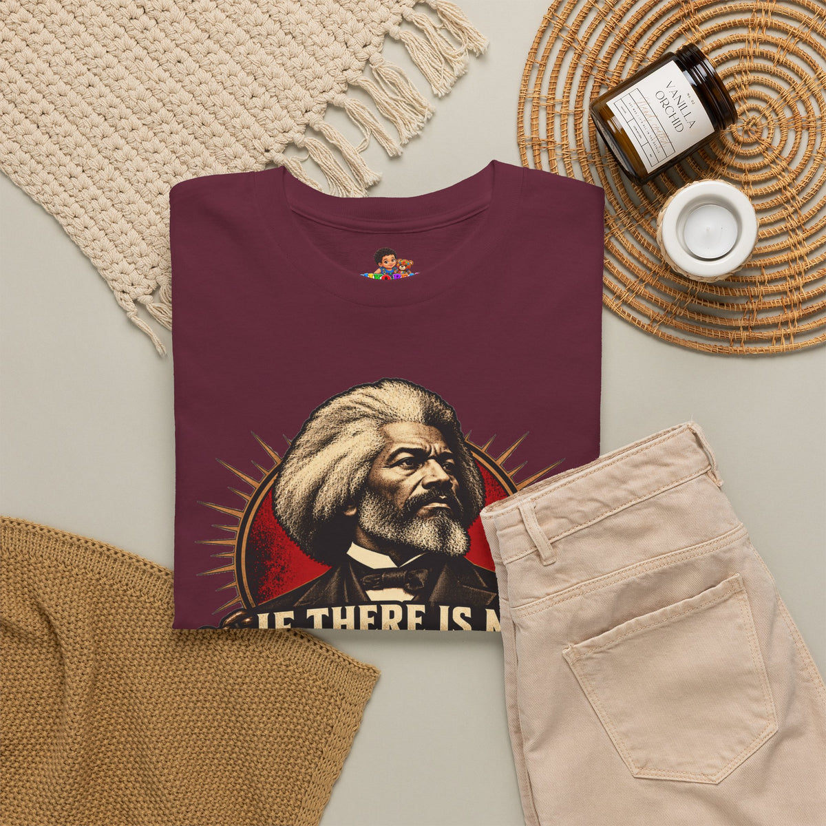 Frederick Douglass Quote Shirt No Struggle No Progress Black History Graphic Tee