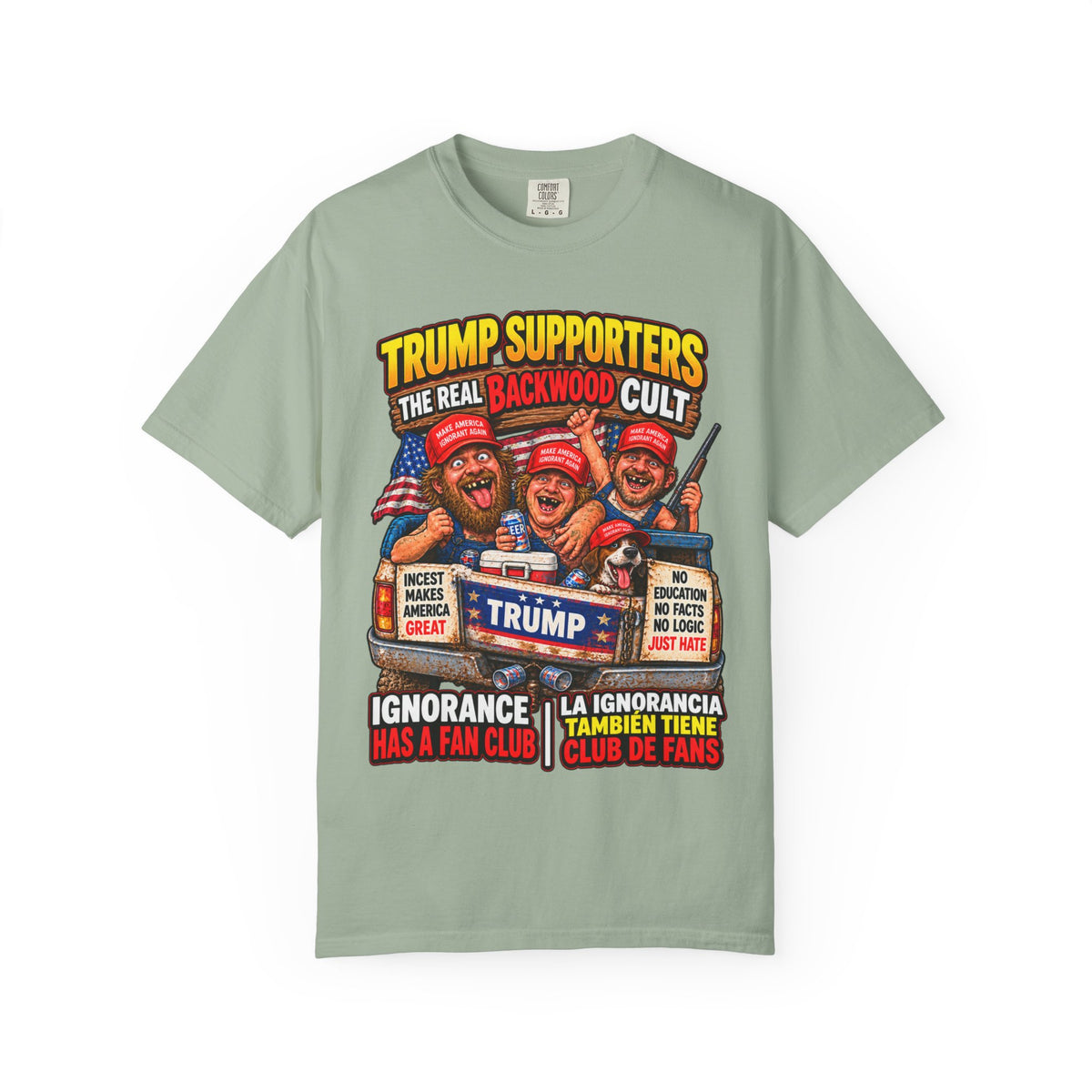 Backwood Cult Anti-Trump T-Shirt — Political Satire Graphic Tee