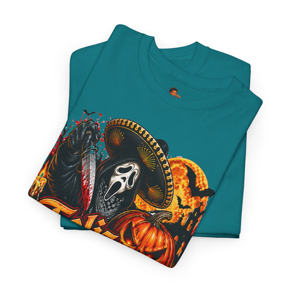 Feliz Halloween Ghostface T-Shirt — Sombrero Graphic Tee