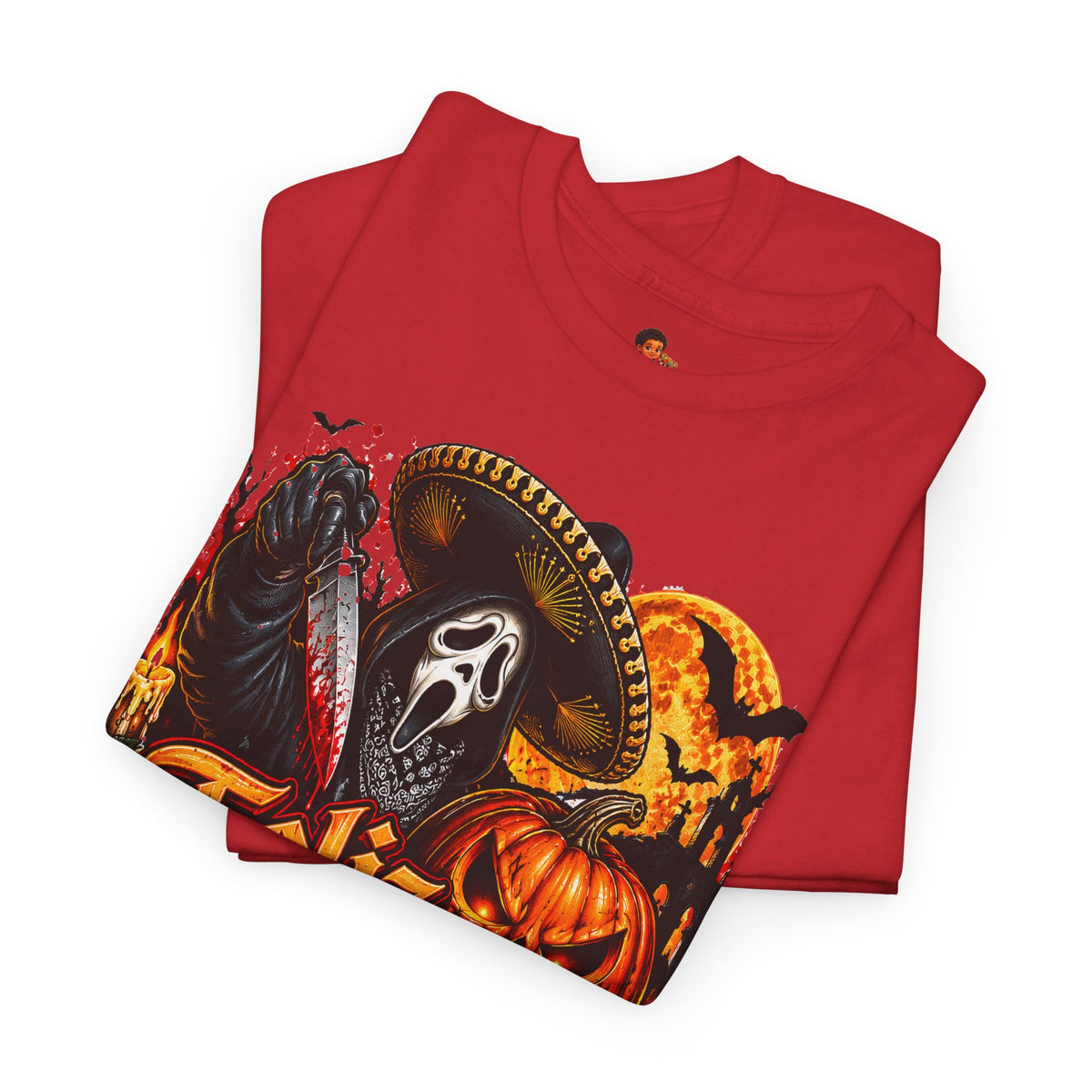 Feliz Halloween Ghostface T-Shirt — Sombrero Graphic Tee