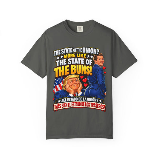 State of the Buns T-Shirt — Funny Trump Political Satire Tee