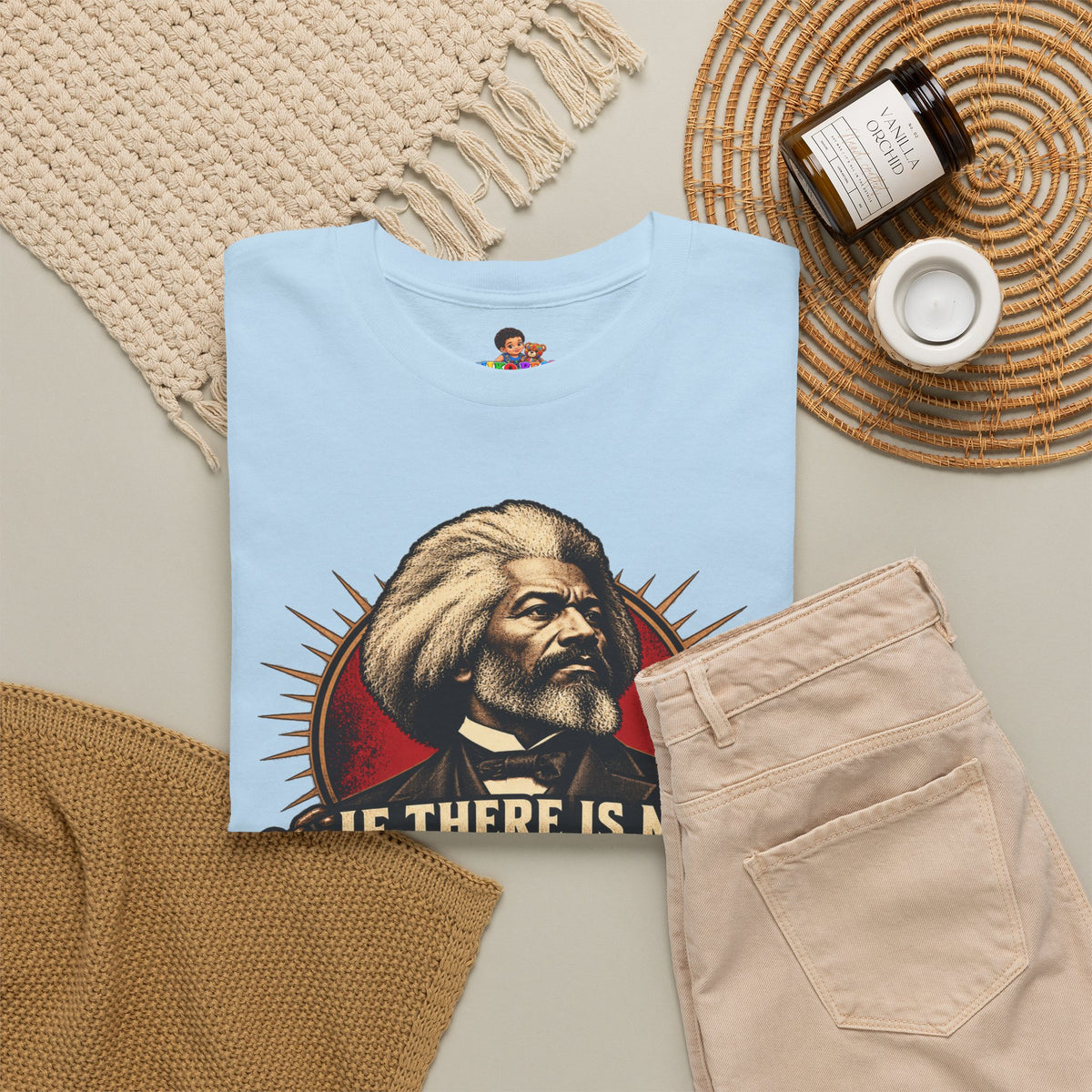 Frederick Douglass Quote Shirt No Struggle No Progress Black History Graphic Tee