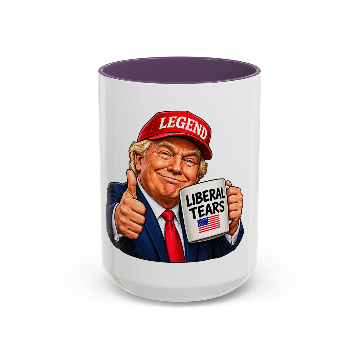 Trump Liberal Tears Ceramic Mug — Political Satire Coffee Cup