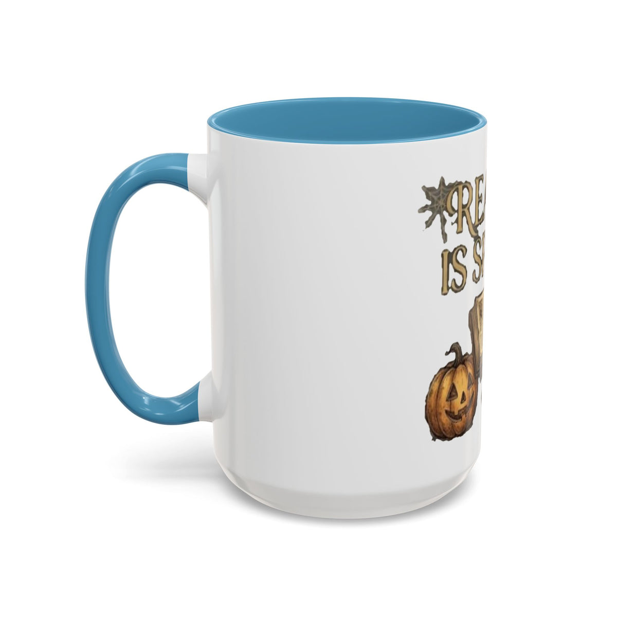 Reading Is Spooky Halloween Accent Mug — 11 & 15 oz