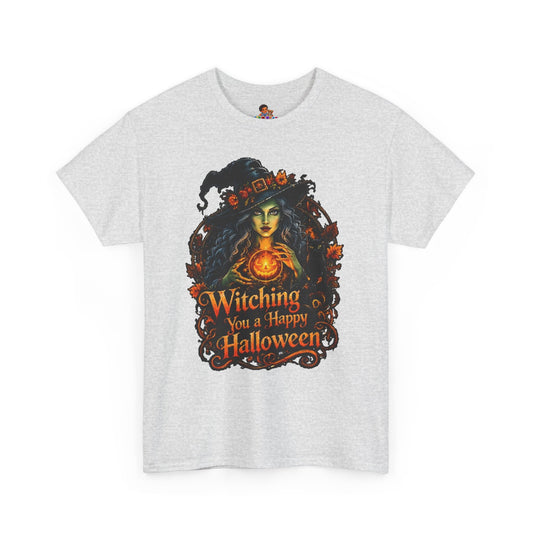Happy Halloween Witch T-Shirt — Spooky Graphic Tee
