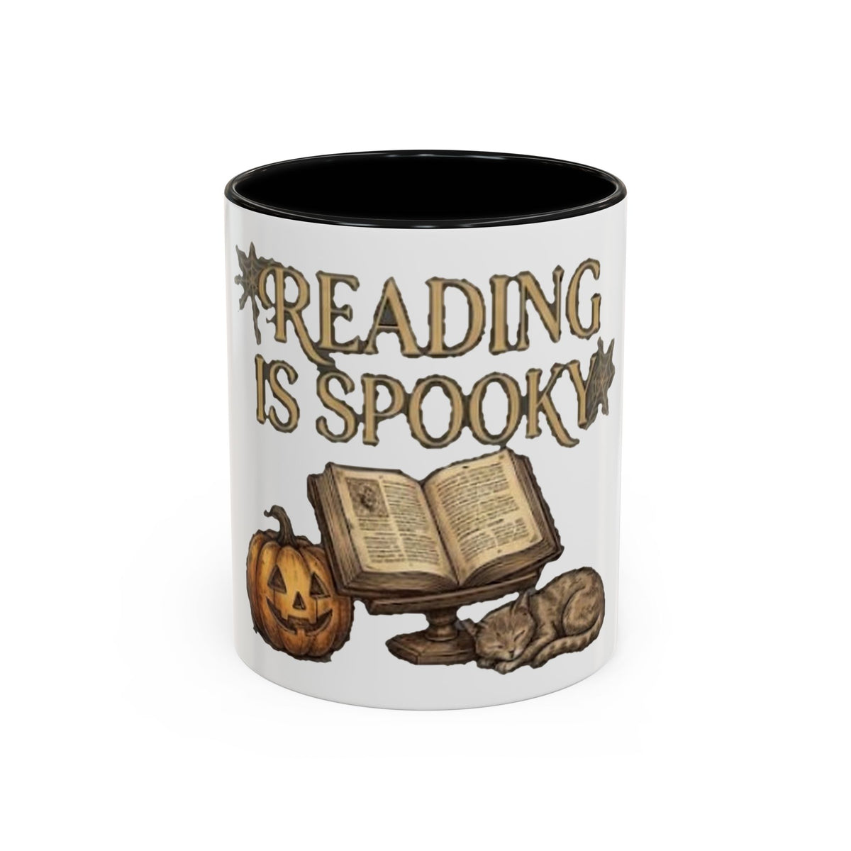 Reading Is Spooky Halloween Accent Mug — 11 & 15 oz