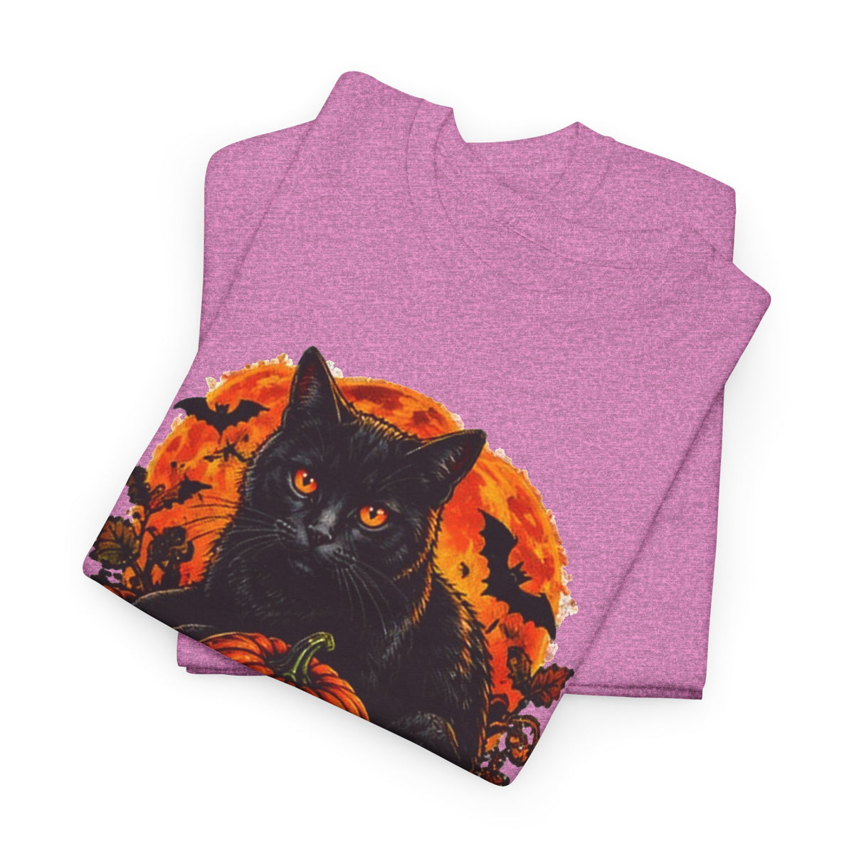 Stay Spooky Black Cat T-Shirt — Jack-O'-Lantern Halloween Tee