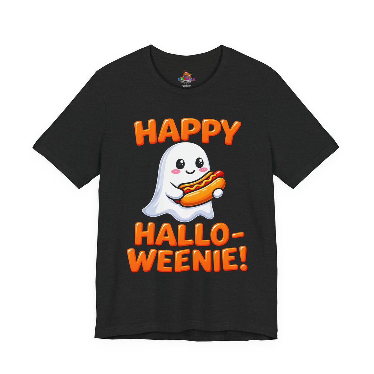 Happy Hallo-Weenie Ghost T-Shirt — Funny Halloween Tee