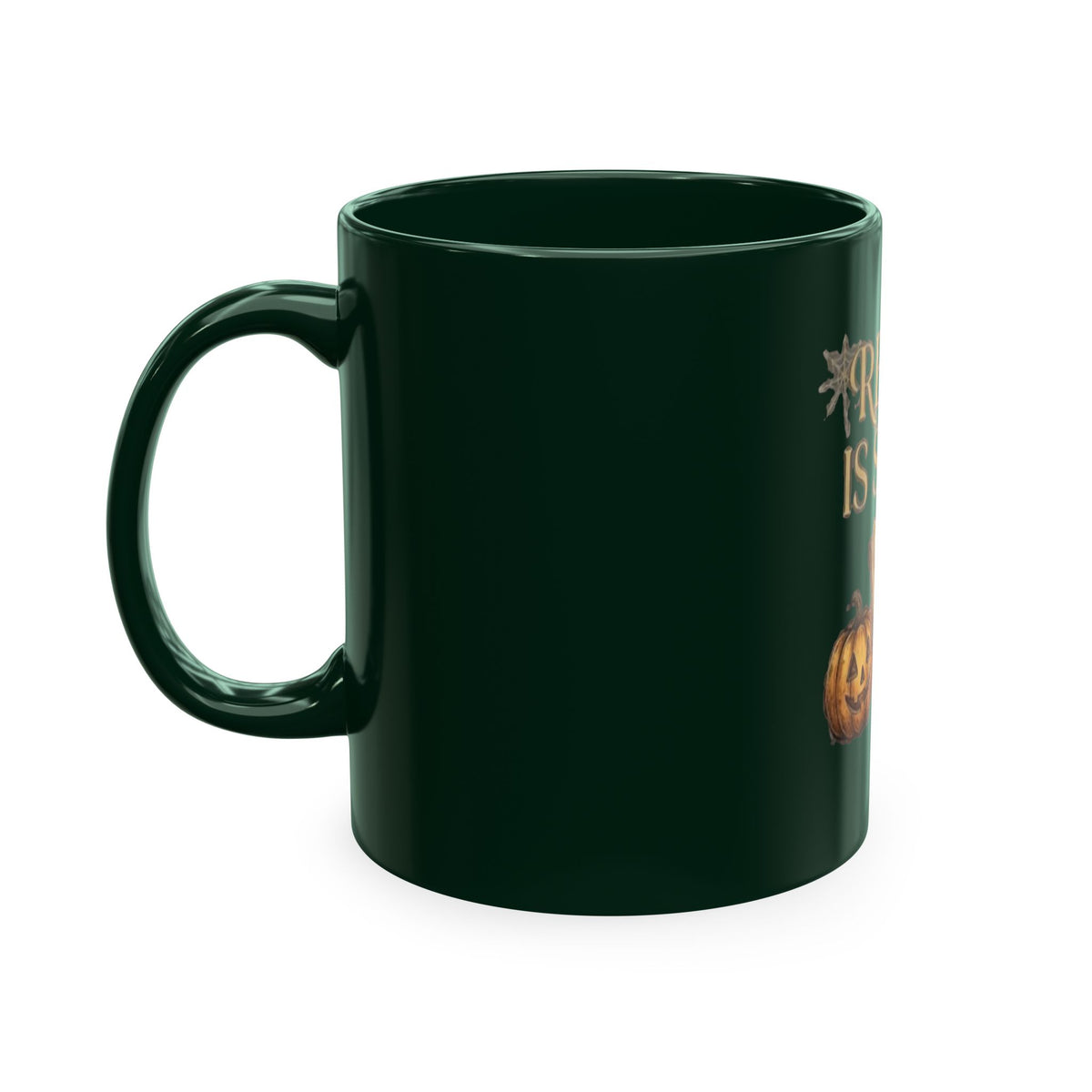 Reading Is Spooky Ceramic Mug — Halloween Coffee Cup
