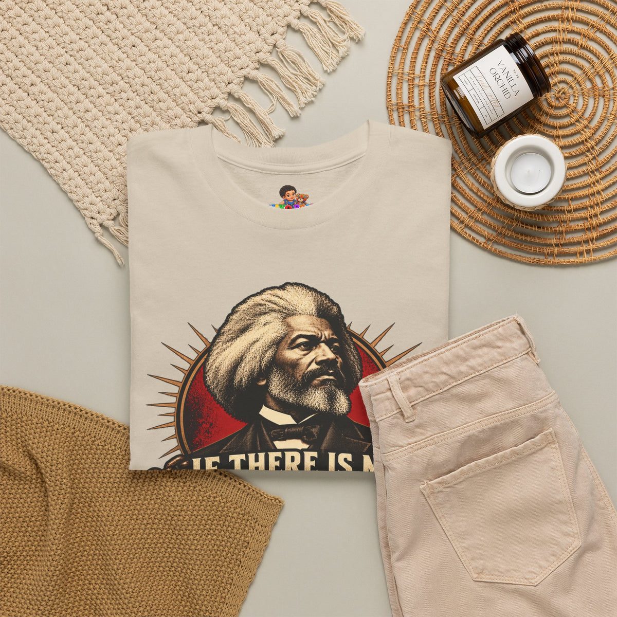Frederick Douglass Quote Shirt No Struggle No Progress Black History Graphic Tee