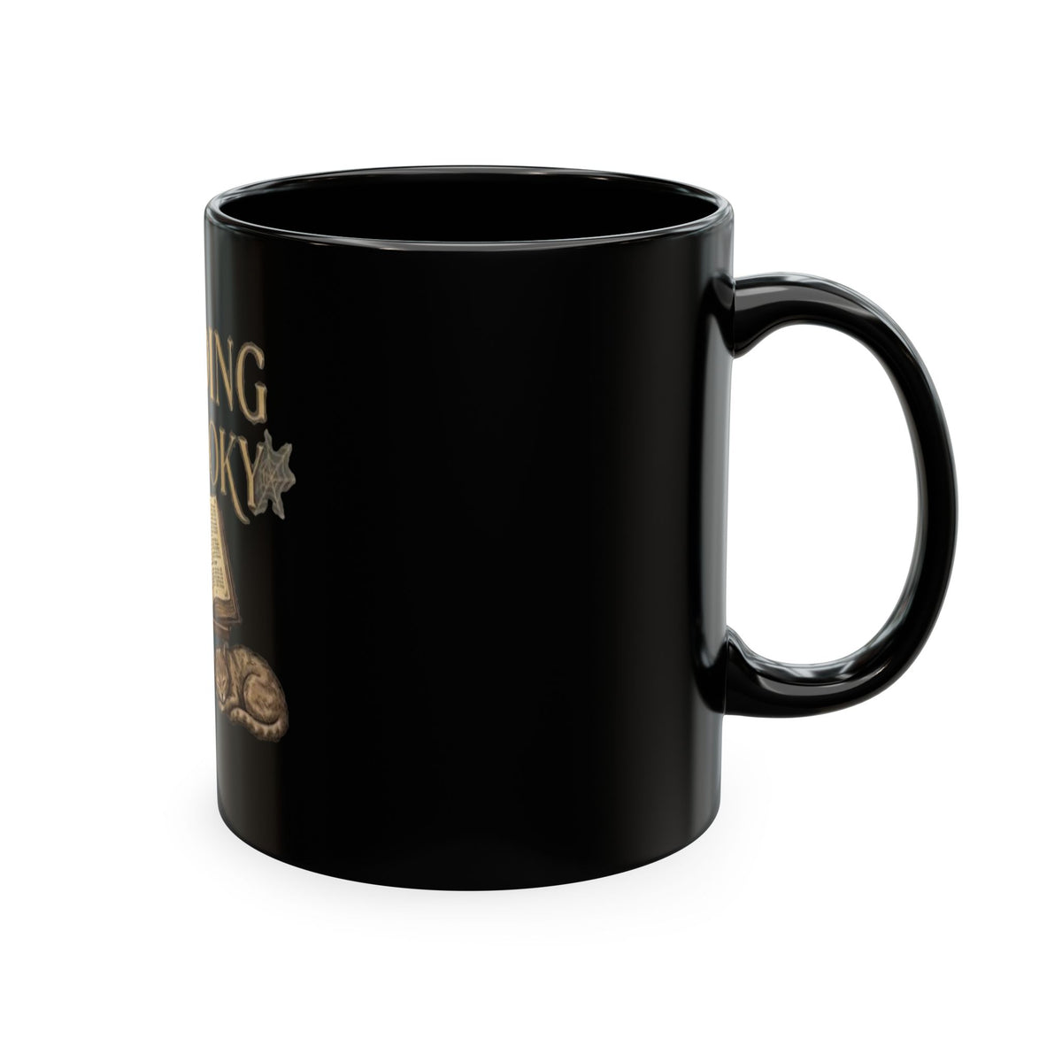 Reading Is Spooky Ceramic Mug — Halloween Coffee Cup