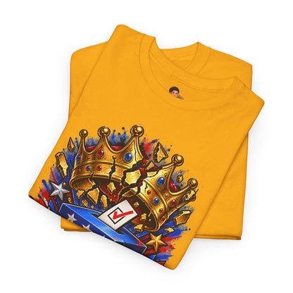 Midterms No Kings T-Shirt — Unisex Heavy Cotton Graphic Tee
