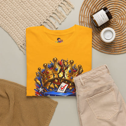 Midterms No Kings T-Shirt — Unisex Heavy Cotton Graphic Tee
