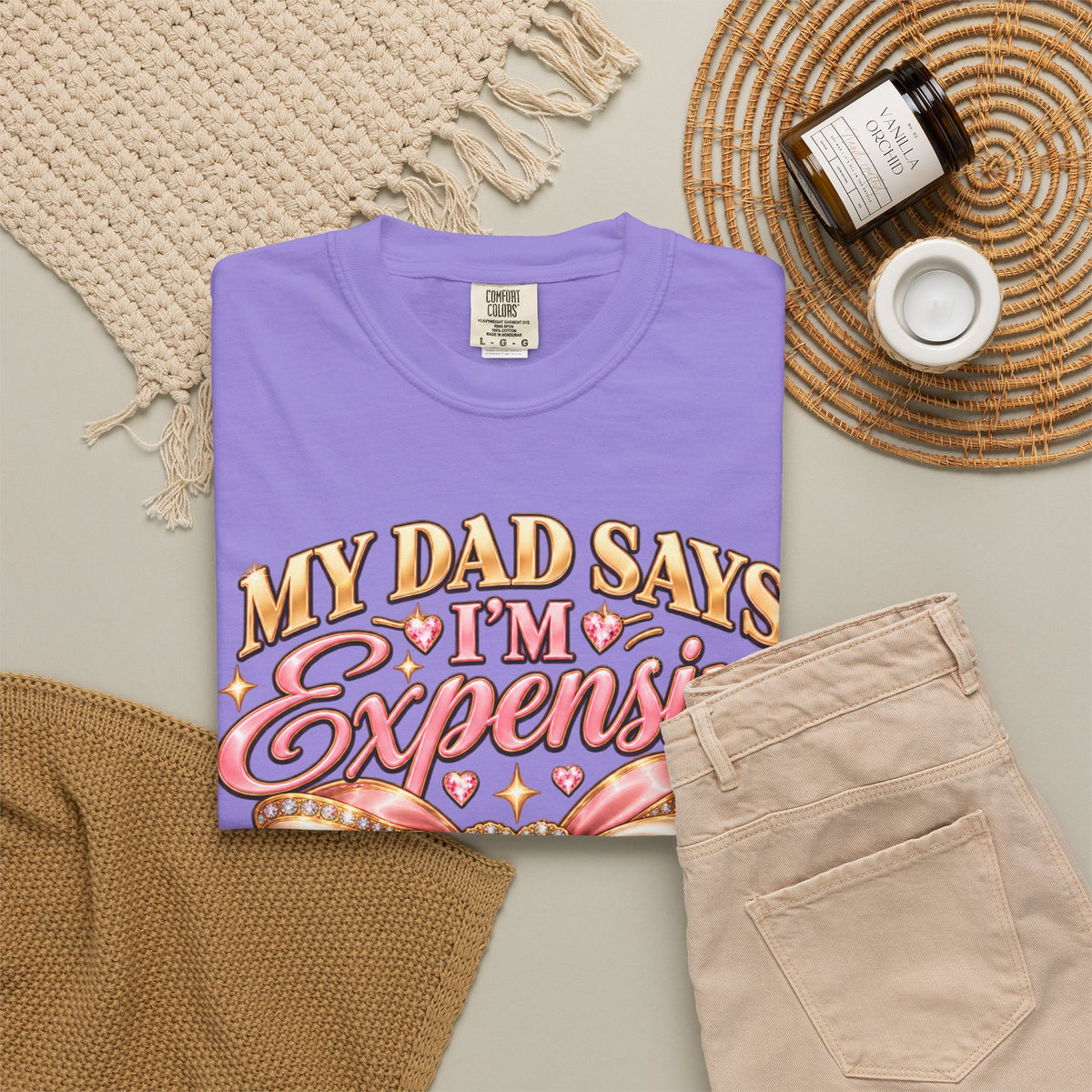 My Dad Says I'm Expensive I Say I'm Limited Edition Shirt, Coquette Bow Tee