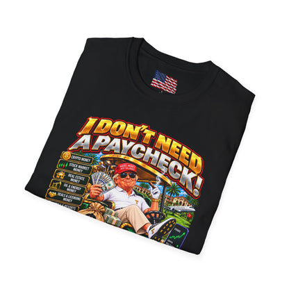 Trump Crypto Money T-Shirt — Funny Political Graphic Tee