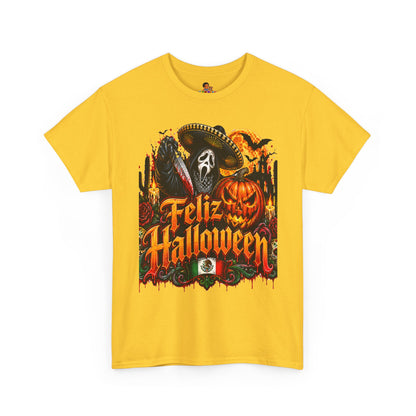 Feliz Halloween Ghostface T-Shirt — Sombrero Graphic Tee