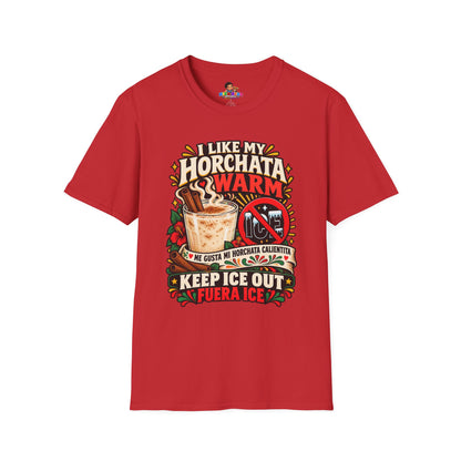 I Like My Horchata Warm T-Shirt — Funny Mexican Drink Tee