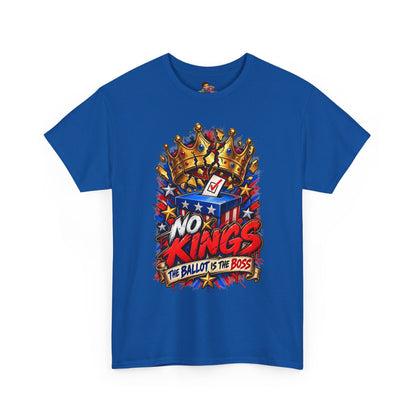 Midterms No Kings T-Shirt — Unisex Heavy Cotton Graphic Tee