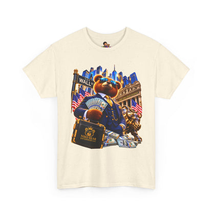 NikoBear Wall Street Hustle Graphic TeeUnisex Heavy Cotton Tee