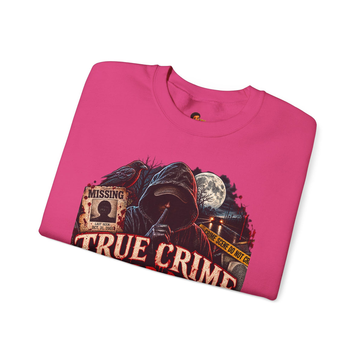 True Crime After Dark Sweatshirt — Halloween Crewneck