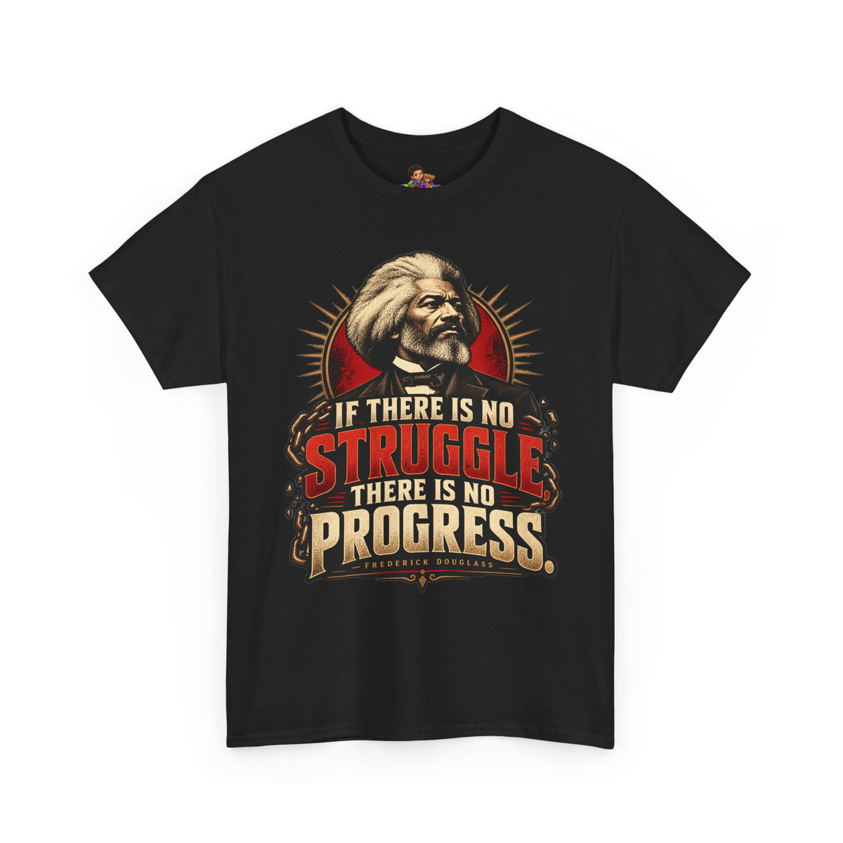 Frederick Douglass Quote Shirt No Struggle No Progress Black History Graphic Tee