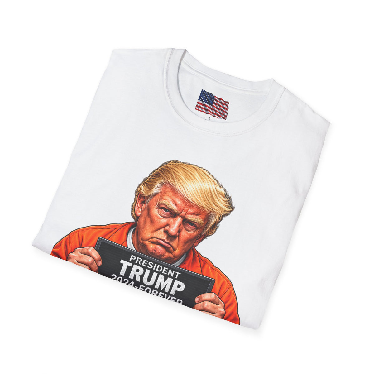 Trump 2024 Still My President T-Shirt — Mugshot Graphic Tee