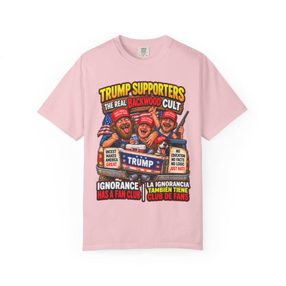 Backwood Cult Anti-Trump T-Shirt — Political Satire Graphic Tee