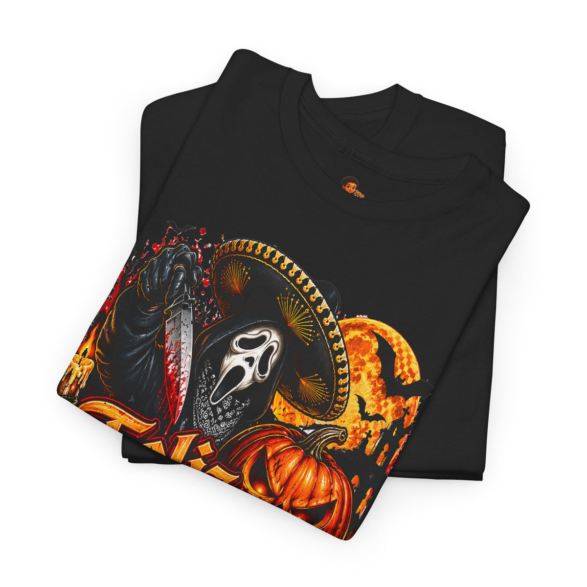 Feliz Halloween Ghostface T-Shirt — Sombrero Graphic Tee