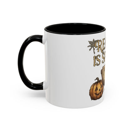 Reading Is Spooky Halloween Accent Mug — 11 & 15 oz