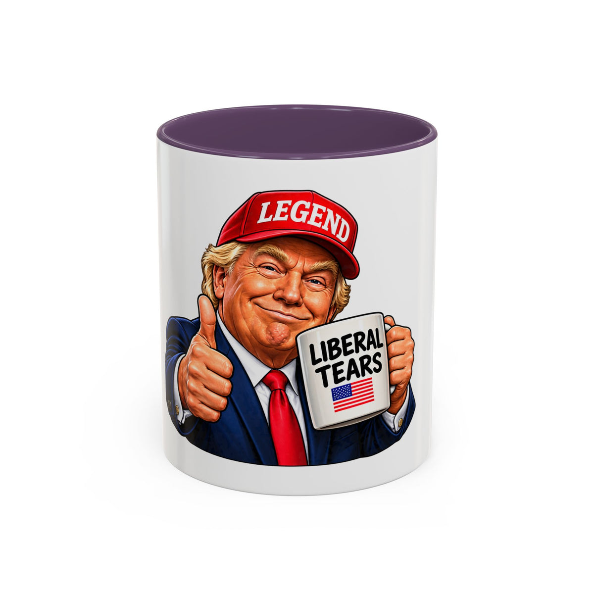 Trump Liberal Tears Ceramic Mug — Political Satire Coffee Cup
