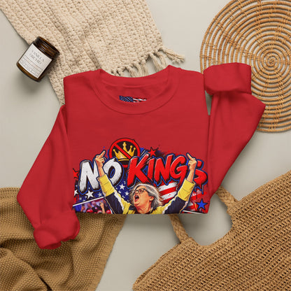 No Kings Just Freedom Sweatshirt — Patriotic Crewneck