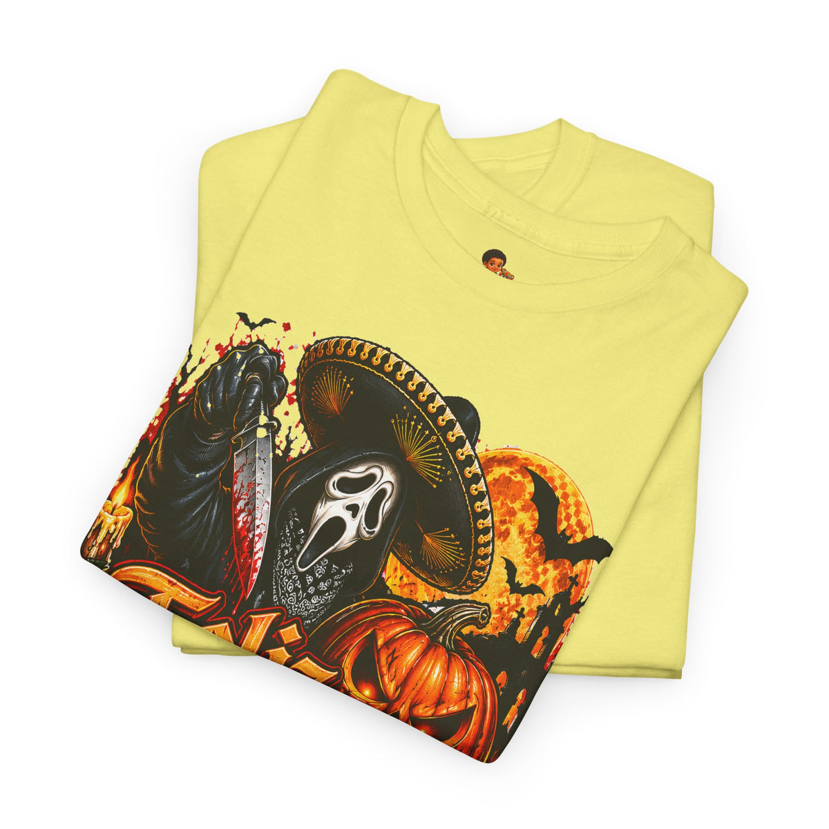 Feliz Halloween Ghostface T-Shirt — Sombrero Graphic Tee