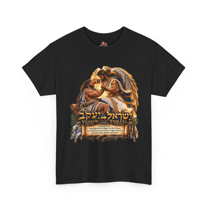 Jacob Wrestling the Angel Genesis 32:28 Christian Graphic Tee