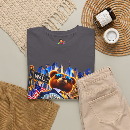 NikoBear Wall Street Hustle Graphic TeeUnisex Heavy Cotton Tee