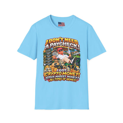Trump Crypto Money T-Shirt — Funny Political Graphic Tee