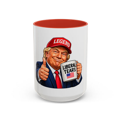 Trump Liberal Tears Ceramic Mug — Political Satire Coffee Cup