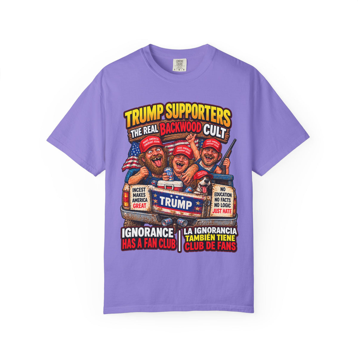 Backwood Cult Anti-Trump T-Shirt — Political Satire Graphic Tee